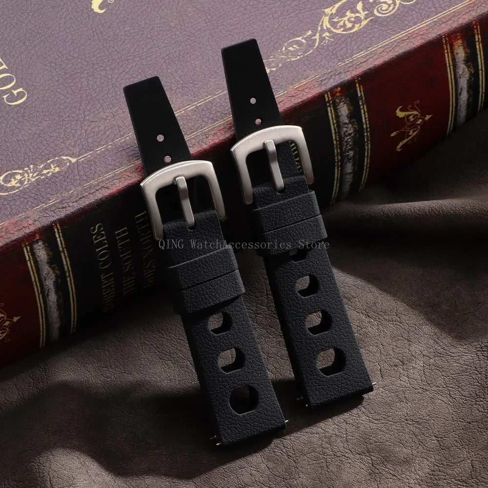 Universal Soft Silicone Quick Release Watch Strap – 20/22mm Tropical