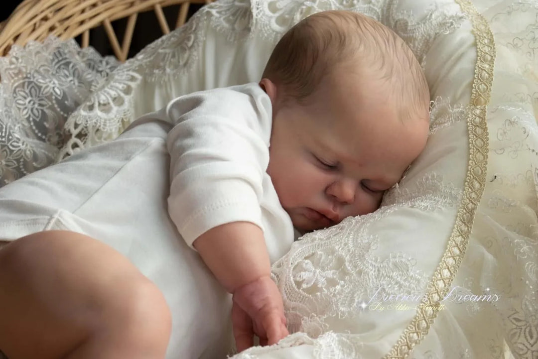 19″ Pickle Boy Reborn Toddler Doll – Lifelike Hand‑Painted Cloth Body