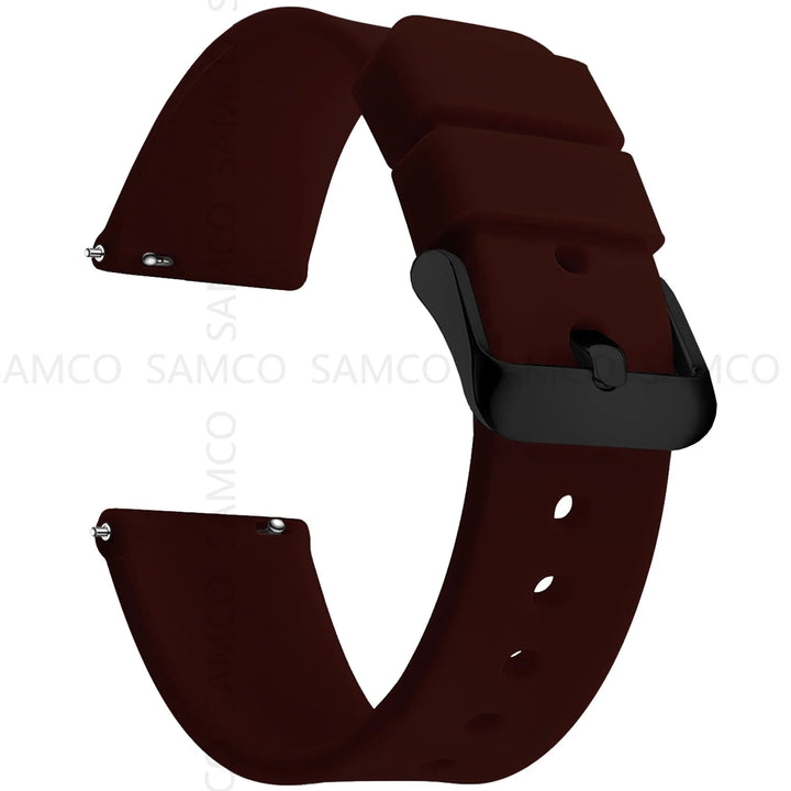 Soft Silicone Quick-Release Watch Band 14–24mm