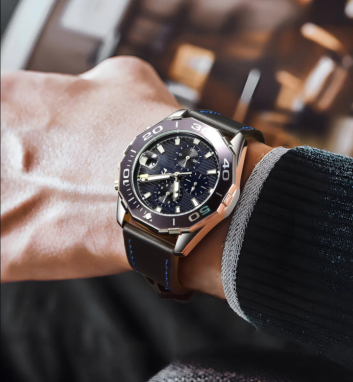 SAMCO Vintage Leather Watch Band 18–24mm