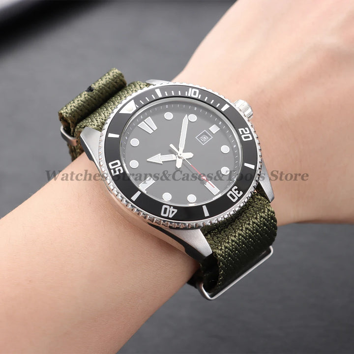 Nylon Military Watch Strap (18–22mm) – Unisex