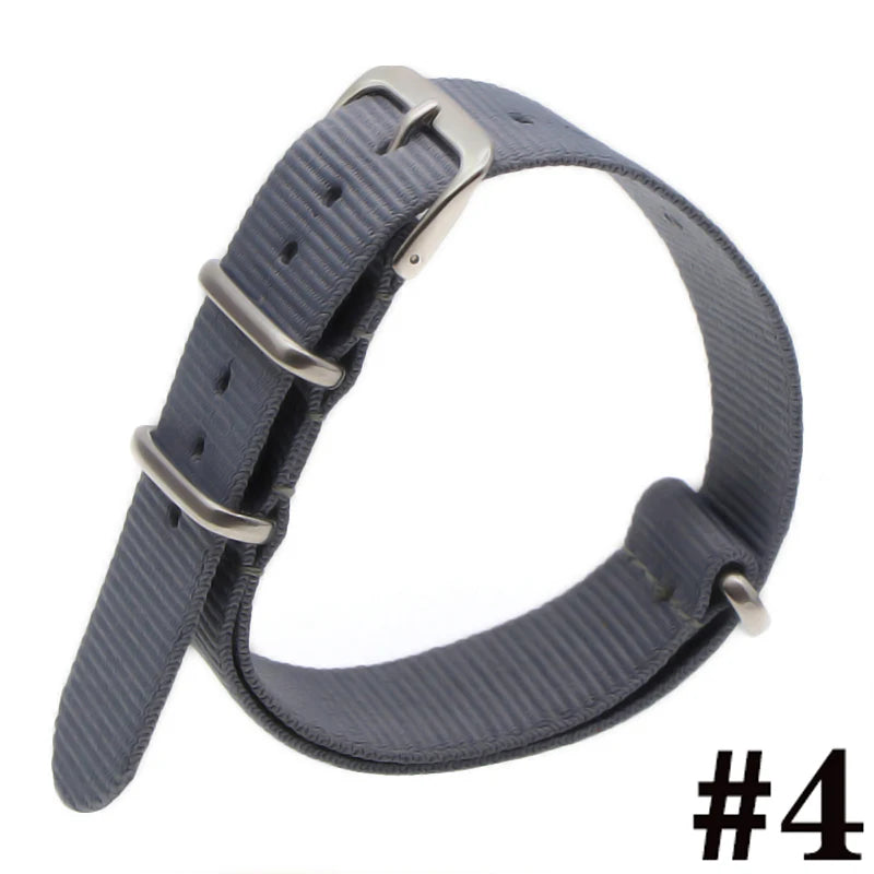 Waterproof Nylon Watch Strap (16-22mm)