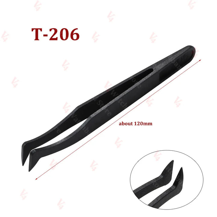 Carbon Fiber Watch Tweezers – Anti-Static Tool for Watch Repair