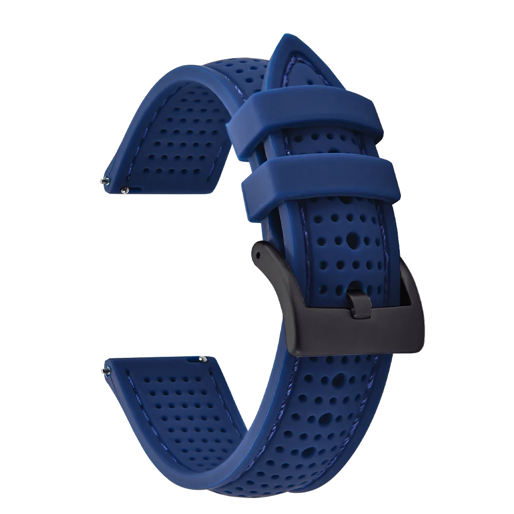 NATOBELT Soft Porous Rubber Watch Strap – Quick Release (18-22mm)