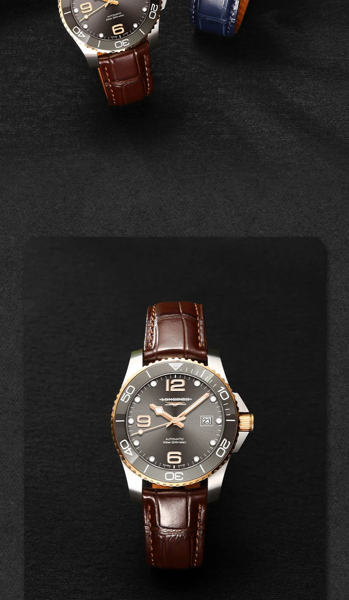 MAIKES Calf Leather Watch Strap Quick Release Bracelet For Longines Omega IWC Watchbands 20mm 21mm 22mm Watch Band