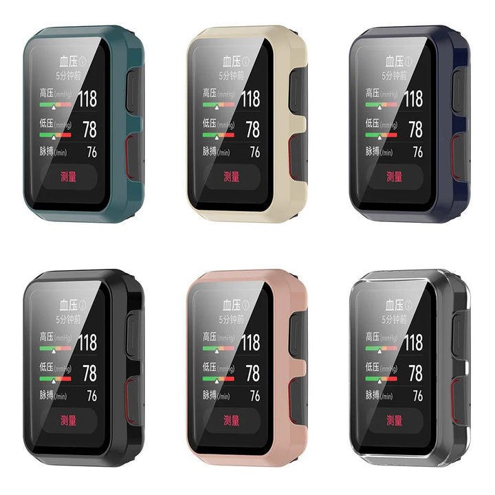 PC & Tempered Glass Protective Case for Huawei Watch D