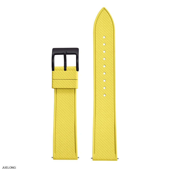 Premium Grade Mosaic FKM Rubber Watch Strap 20mm 22mm Quick Release Watch Bands Diving Waterproof Soft Wristband