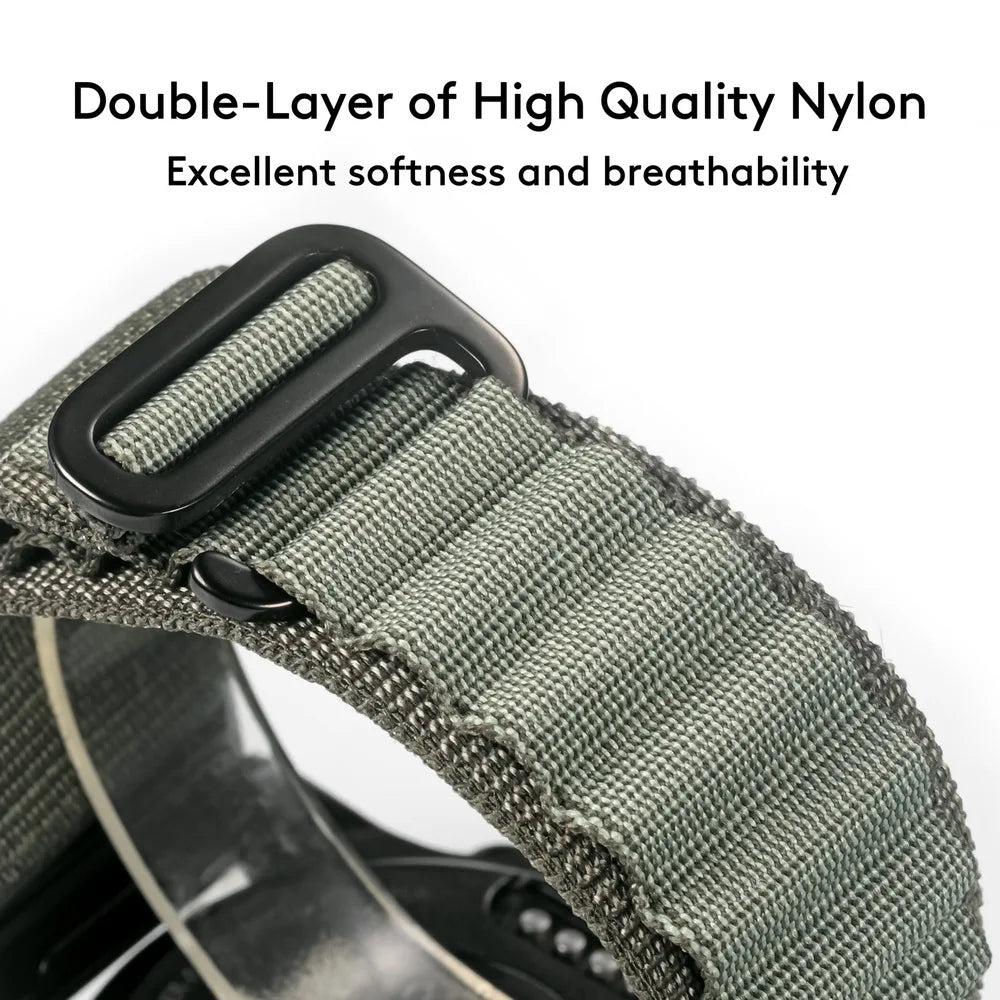 HEMSUT Nylon QuickFit Sports Strap for Garmin Fenix & Forerunner (20-26mm)