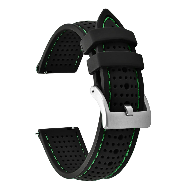 NATOBELT Soft Porous Rubber Watch Strap – Quick Release (18-22mm)