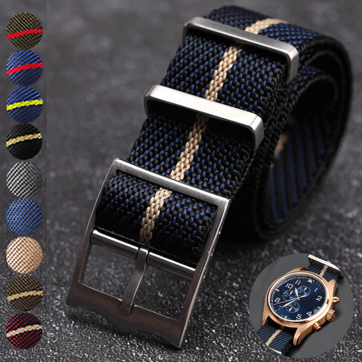 Nylon Military Watch Band 20–22mm (Sport Canvas)