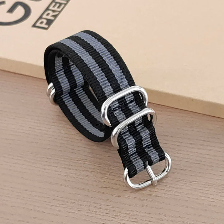 Nylon Military Watch Band 18–24mm