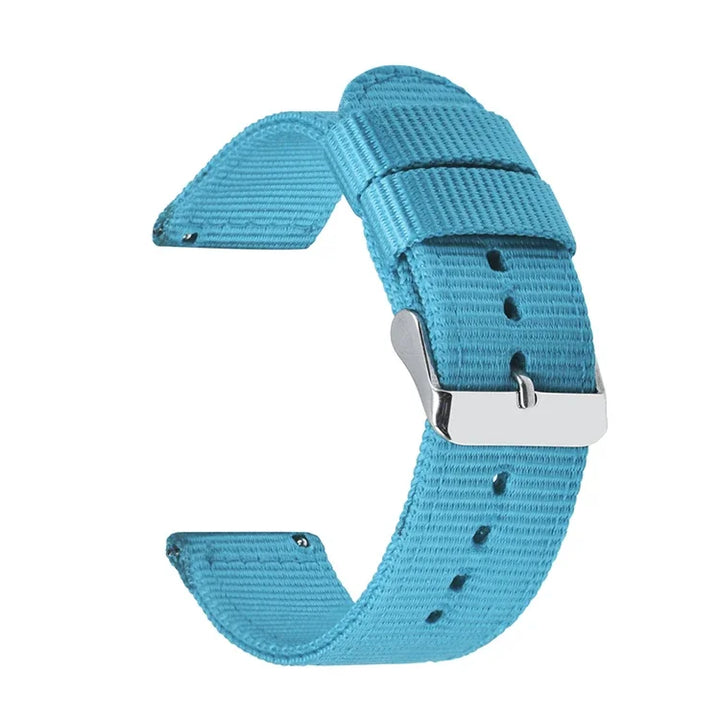 18mm 20mm 22mm 24mm Quick Release Watch Band Canvas Nylon Watch Strap for Garmin Fenix 5x Gps for Huawei Gt2 Wristband Bracelet