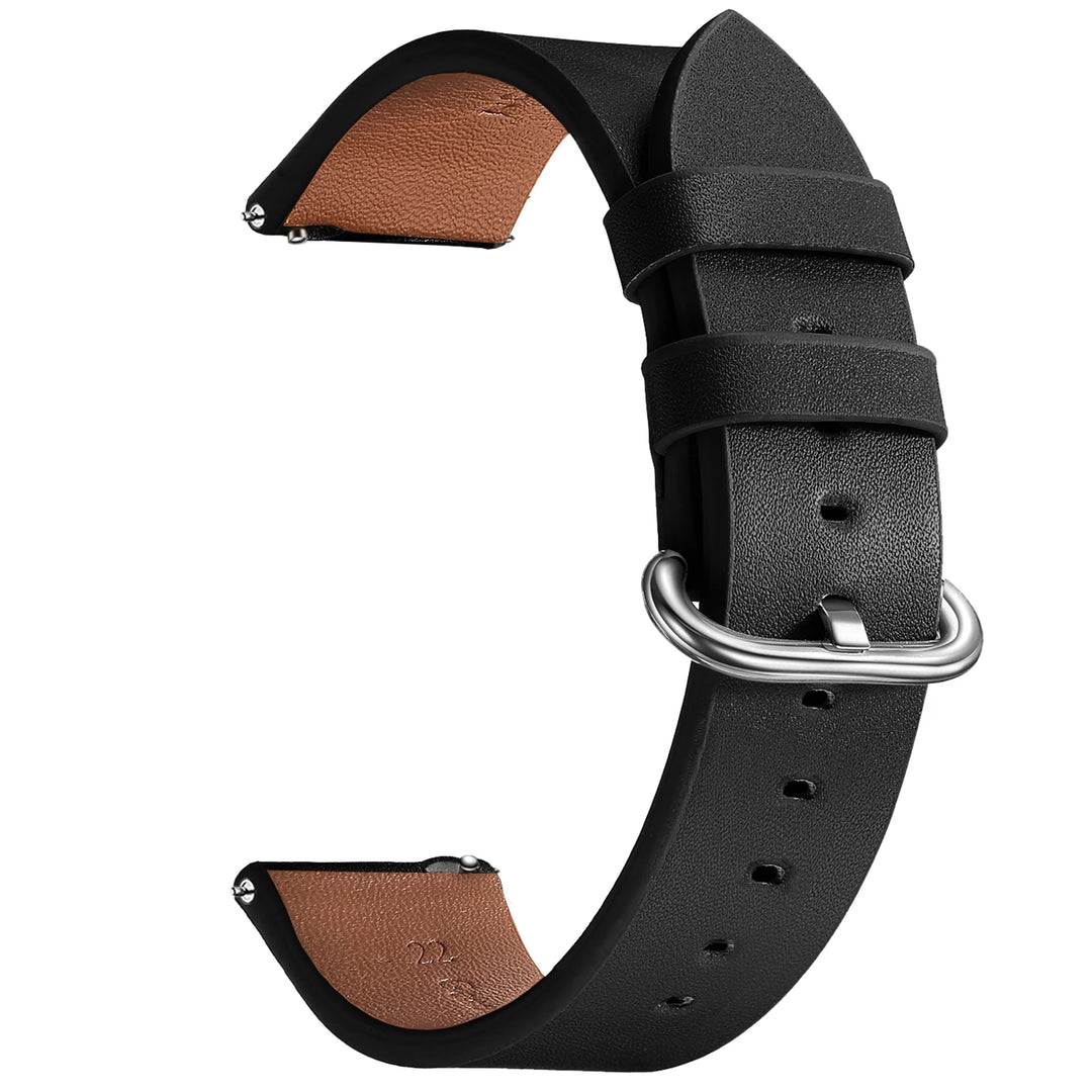Leopard Print Leather Watch Band 20/22mm (Quick Release)