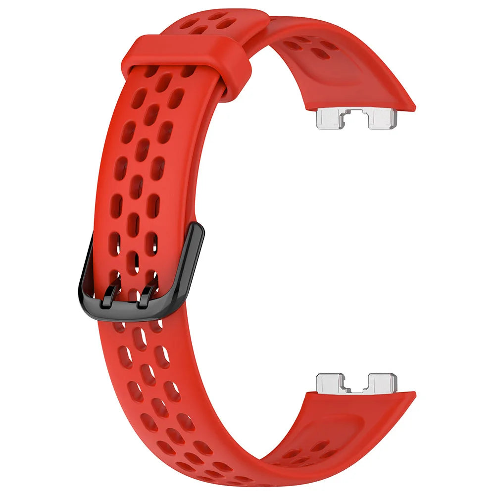 Breathable Silicone Watch Strap for Huawei Band 8/9/10