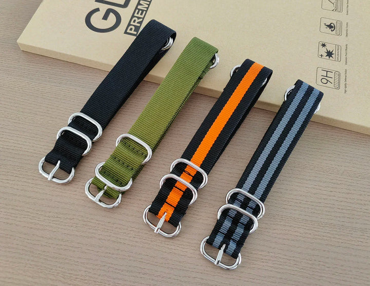 Nylon Military Watch Band 18–24mm