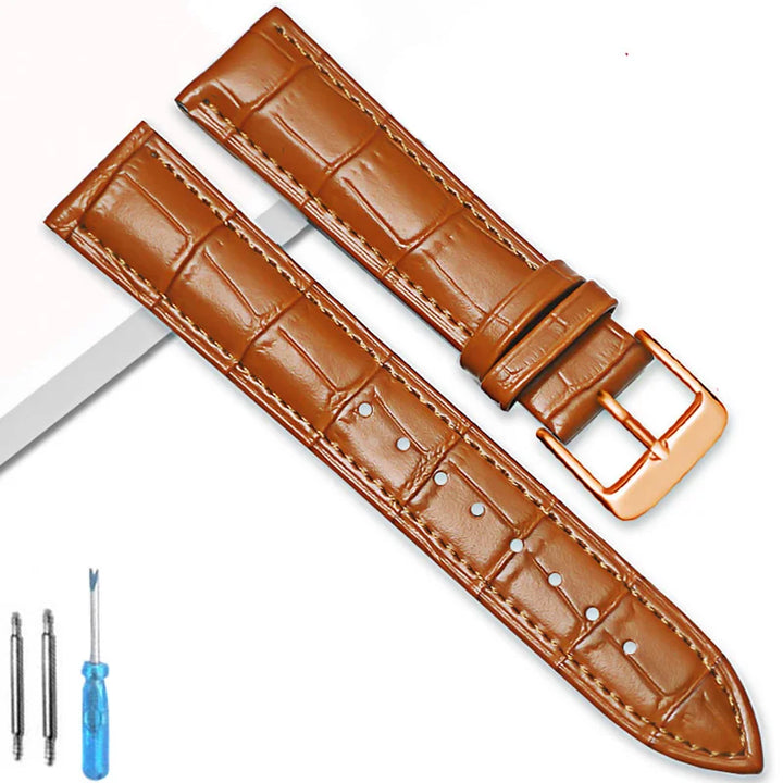 Universal Replacement Leather Watch Strap Leather Watchband for Men Women 12mm 14mm 16mm 18mm 20mm 22mm 24mm Watch Band