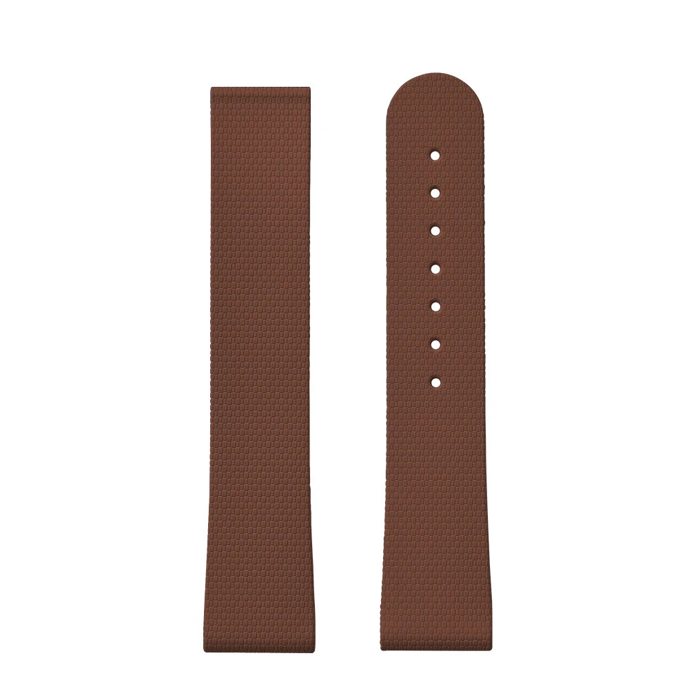 JUELONG Premium Grade Soft FKM Rubber Watch Strap Perfect Fit Flat End Universal Quick Release Straps 20mm Watchbands