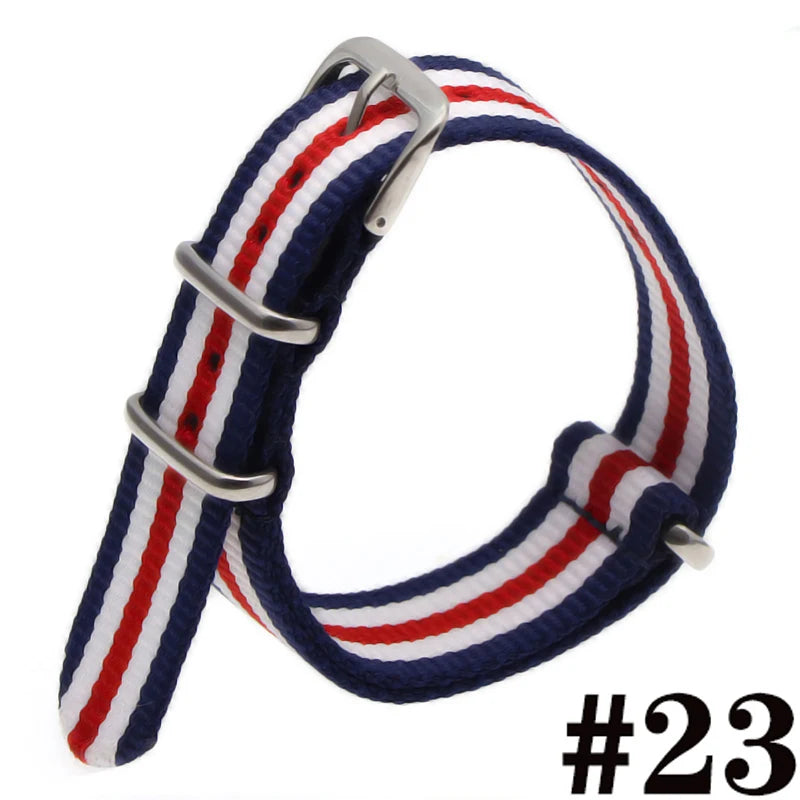 Waterproof Nylon Watch Strap (16-22mm)