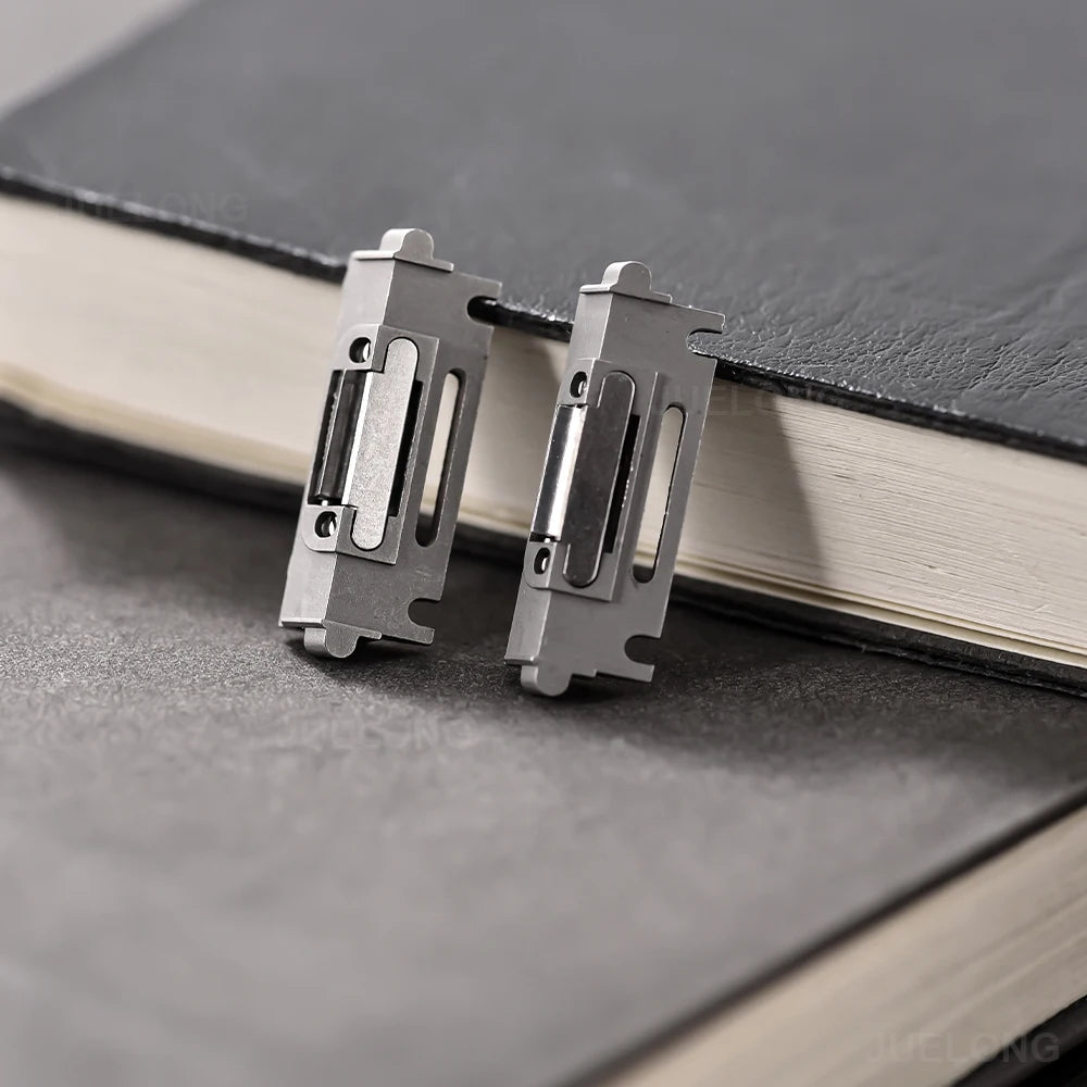 NATOBEL High Quality Quick Release Watch Strap Inserts For Cartier Santos Quick Switch Watch Leather Band