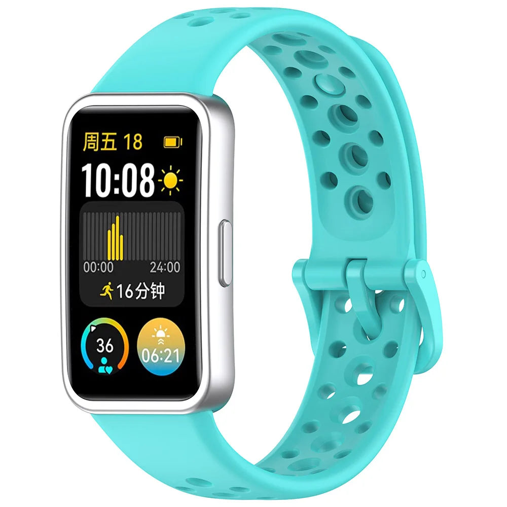Sport Silicone Strap for Huawei Band 8-10 NFC