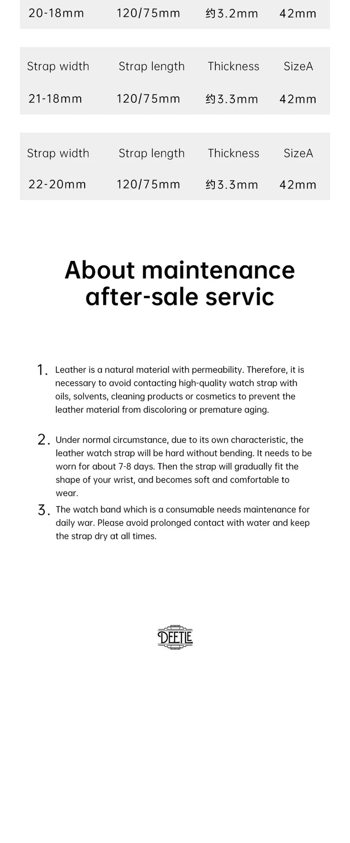 Maikes Handmade New Design Double Color Watch Band, Quick Release, Top Full Grain Leather Strap With Rose Gold Buckle