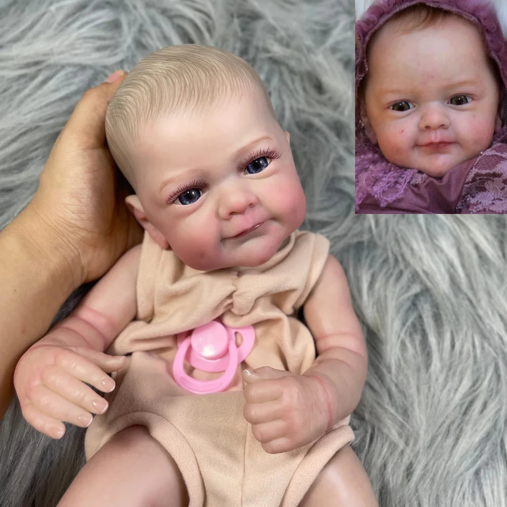 19″ Sanya Painted Vinyl Reborn Doll Kit – Full Limbs DIY Parts Included