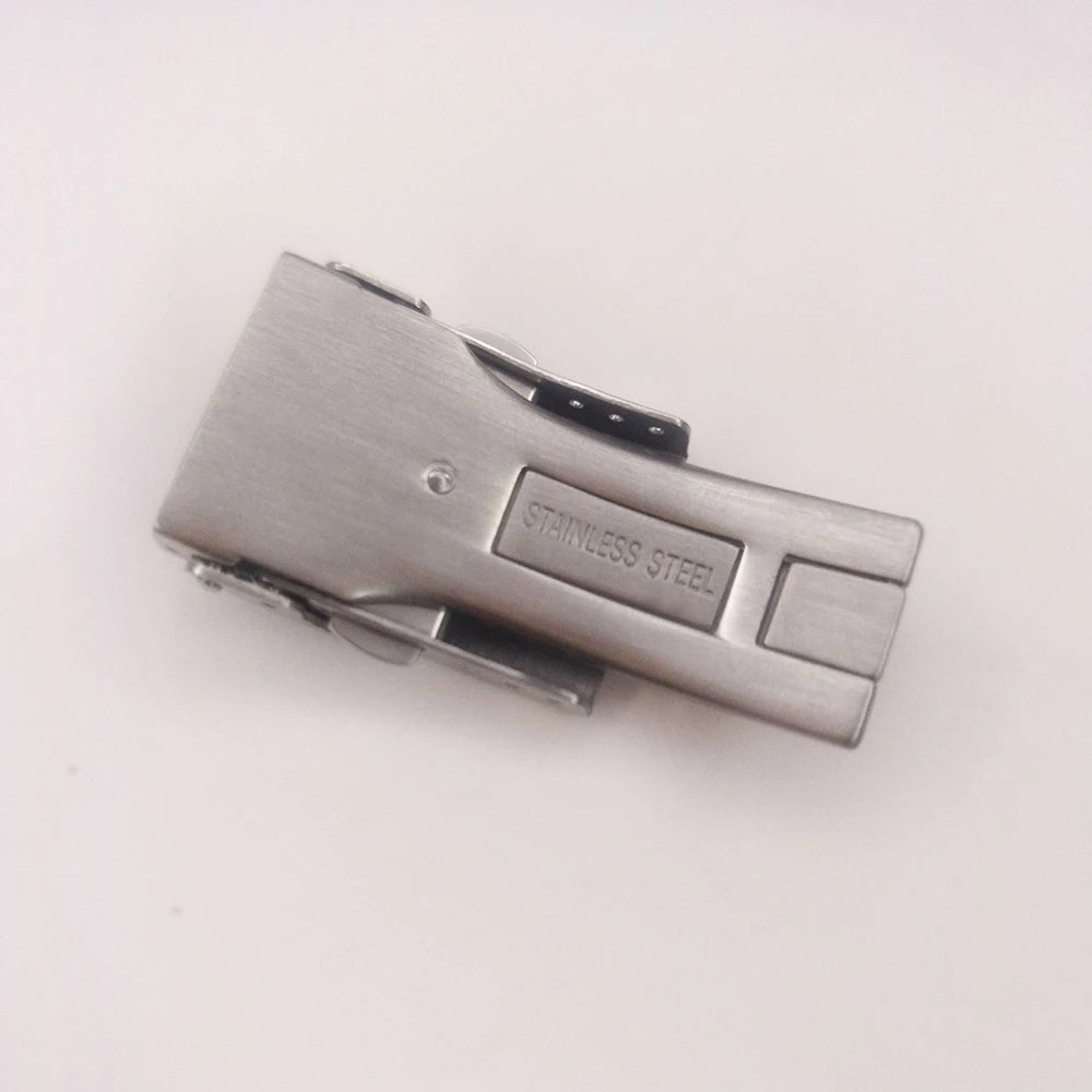 Stainless Steel Folding Clasp 18–24mm for Seiko & Citizen Watch Bands