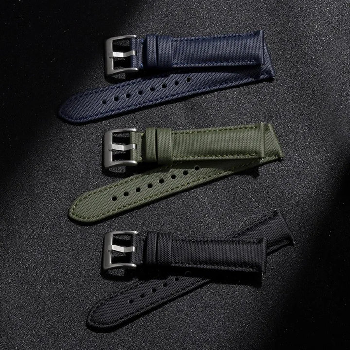 20mm 22mm Sailcloth Watch Straps for Omega for Blancpain for Seiko Divers Men's Women Quick Release Waterproof Nylon Wristbands
