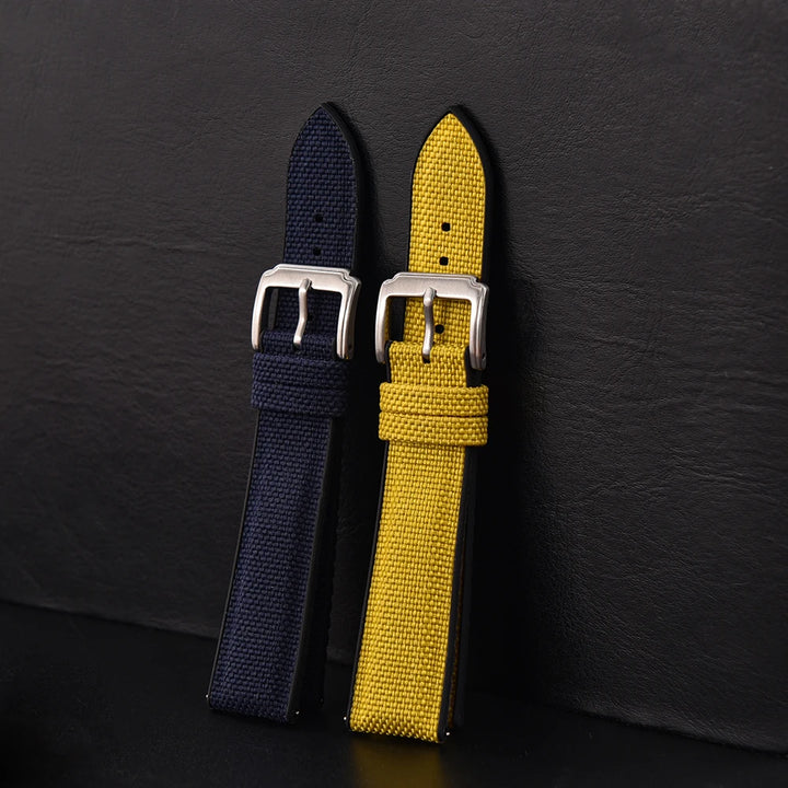 JUELONG New Design Sailcloth Rubber Strap Quick Release Waterproof Watch Bands 18mm 19mm 20mm 21mm 22mm Canvas Nylon Wristband