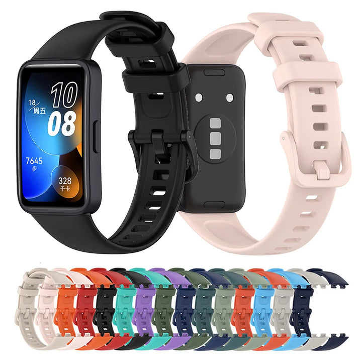 Silicone Wrist Strap for Huawei Band 8, 9, 10