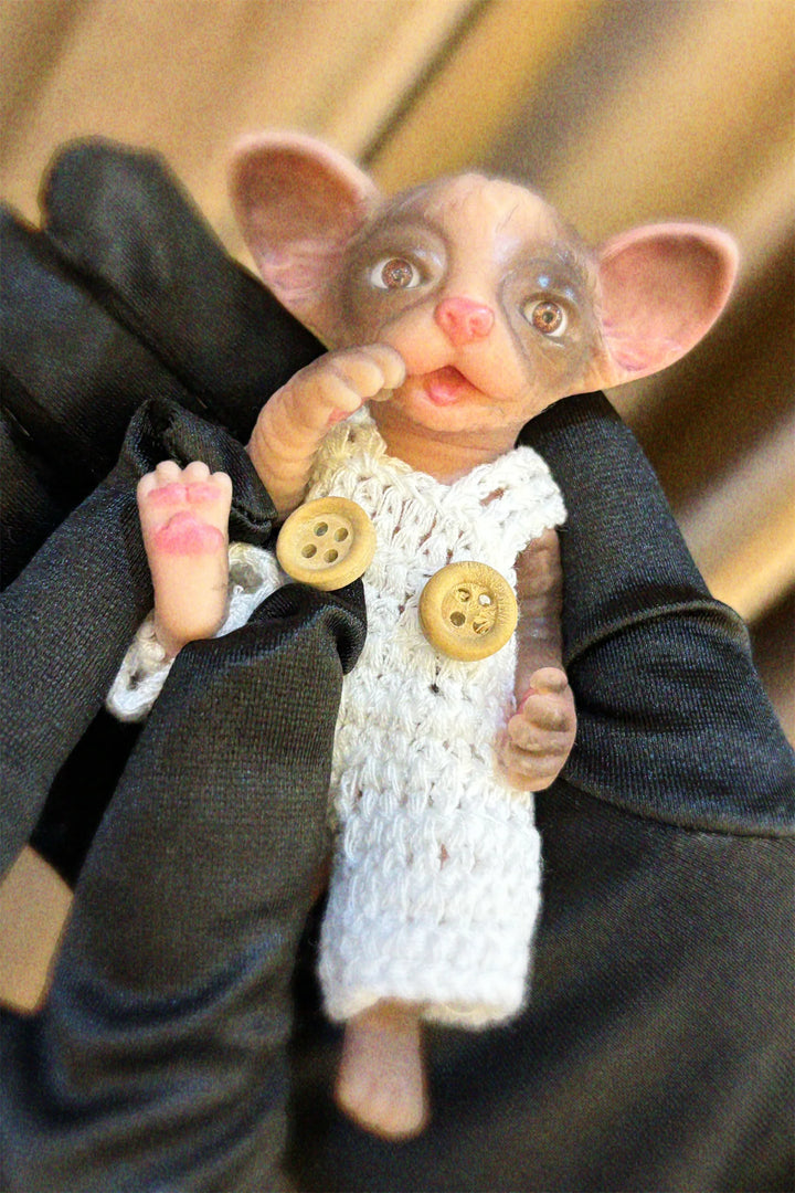 10–11 cm Mini Silicone Tiger Reborn Doll