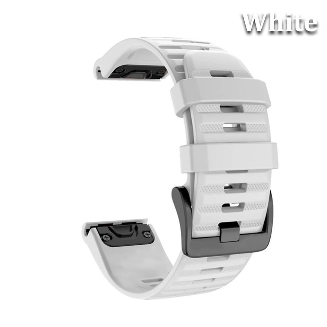 QuickFit Silicone Strap for Garmin Fenix, Epix & D2 Series (20-26mm)