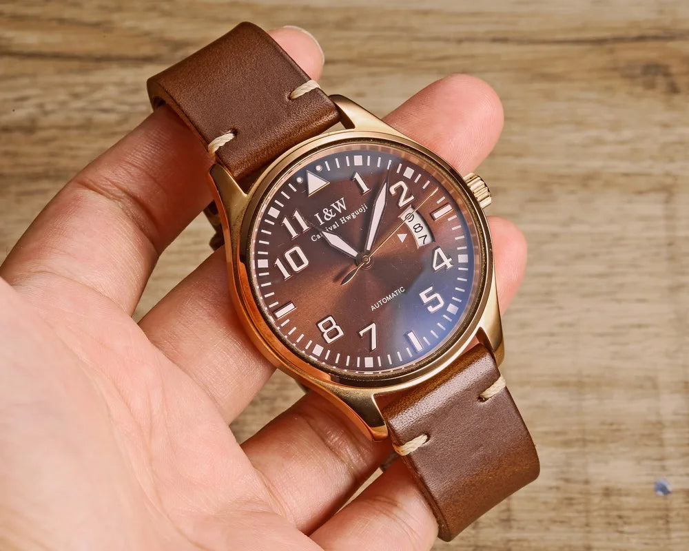 HEMSUT Italian Buttero Leather Watch Strap – 18–22mm Quick Release