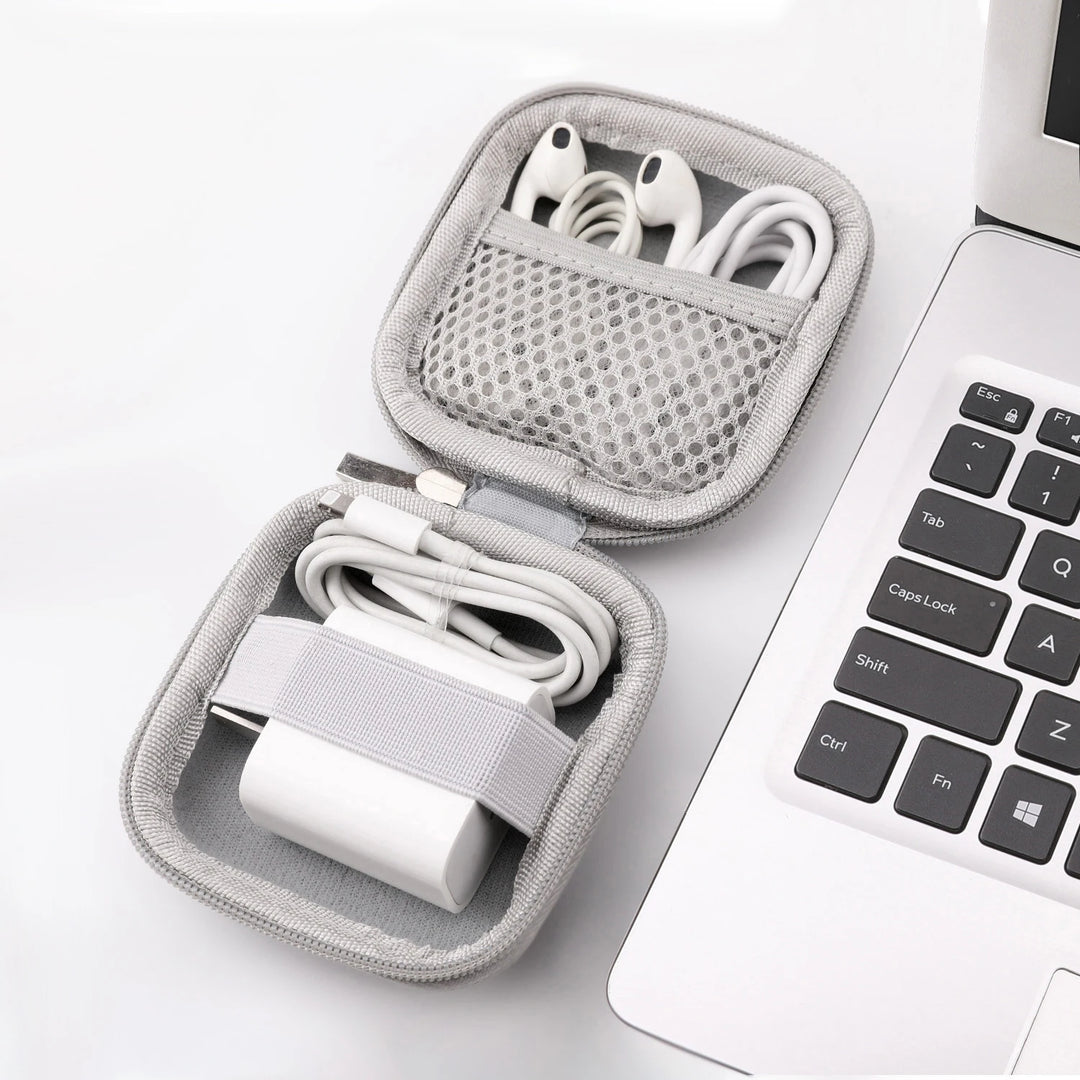 Portable Earphone & Cable Organizer Bag for Chargers & Gadgets