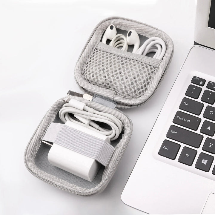 Portable Earphone & Cable Organizer Bag for Chargers & Gadgets