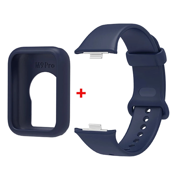 Silicone Strap with Protective Case for Xiaomi Mi Band 9 Pro