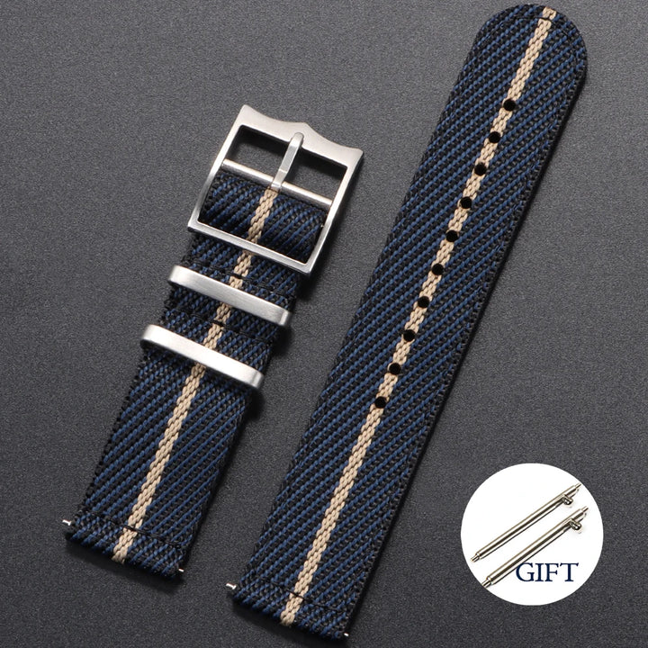 20/22mm Nylon NATO Watch Strap for Tudor, Omega, Seiko
