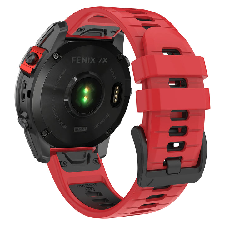 QuickFit Silicone Strap for Garmin Fenix, Epix & Enduro (22-26mm)