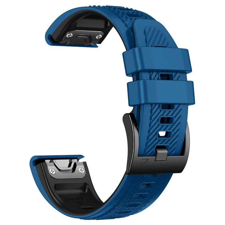 QuickFit Silicone Watch Strap 22/26mm for Garmin Fenix, MARQ, Epix & D2 Series