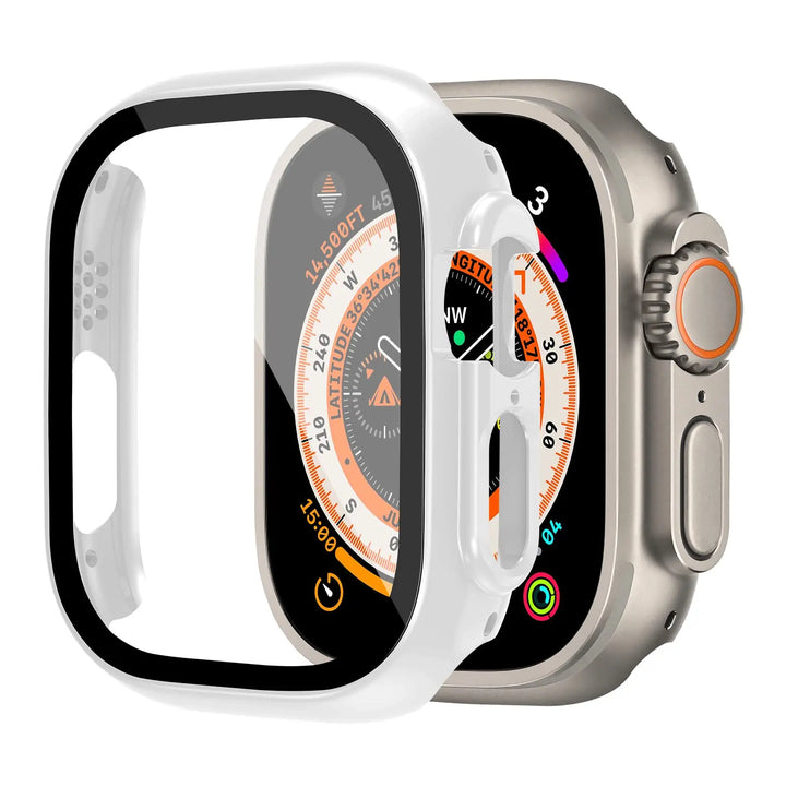 Cover For Apple Watch Ultra 3 Case 49mm Accessories PC Shockproof Bumper+Tempered Glass Screen Protector iwatch Series Ultra 2