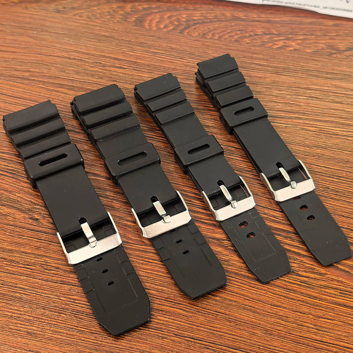 Silicone Rubber Watch Band 18–24mm for Casio G-Shock & Electric Watches