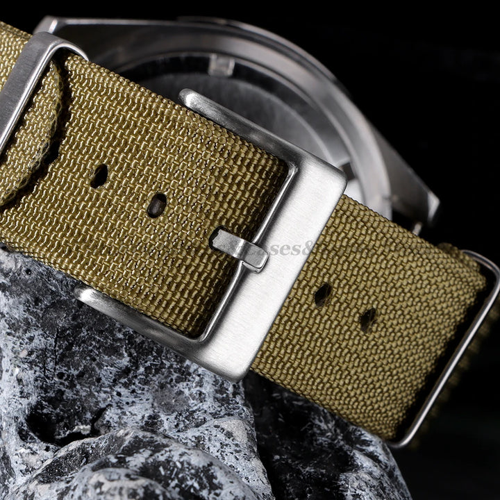 Nylon Ribbed Watch Band 18mm 20mm 22mm for Xiaomi Redmi Watch 3 Lite/Active for Smartwatch Universal Wristband Watch Accessories