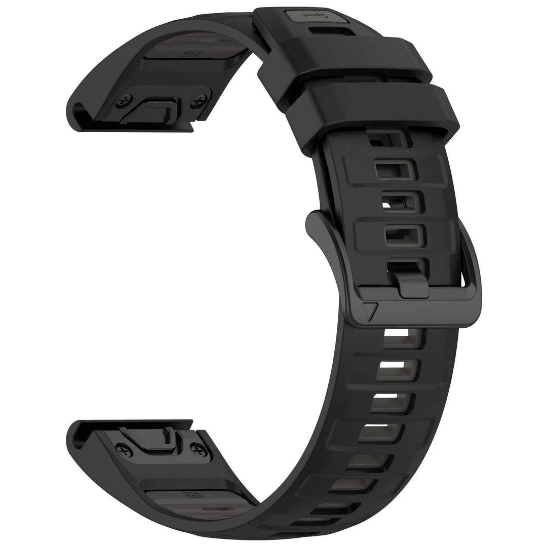EasyFit Silicone Watch Strap 20/22/26mm for Garmin Fenix 5–8 Series