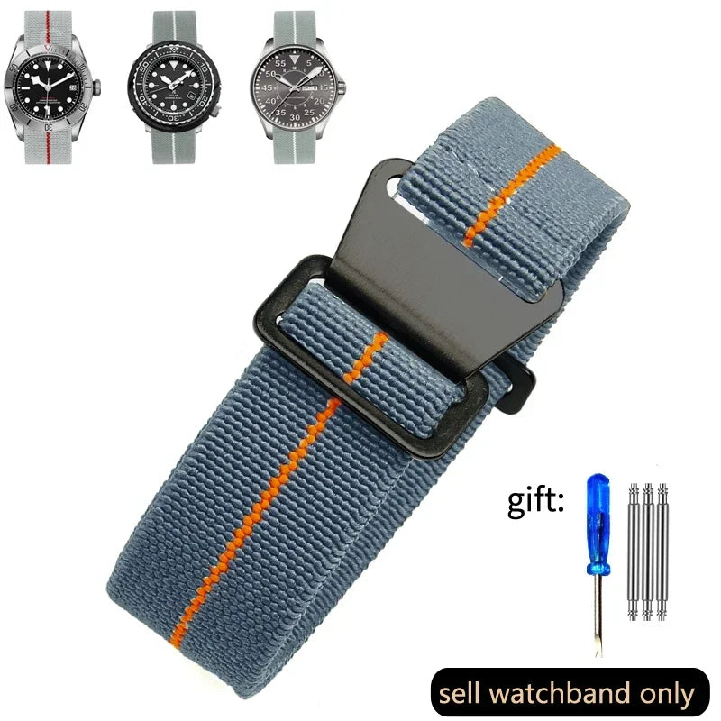 French Army Nylon Watch Band 18–22mm