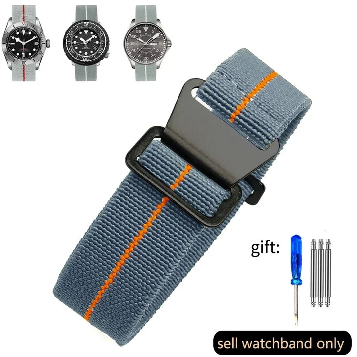 French Army Nylon Watch Band 18–22mm