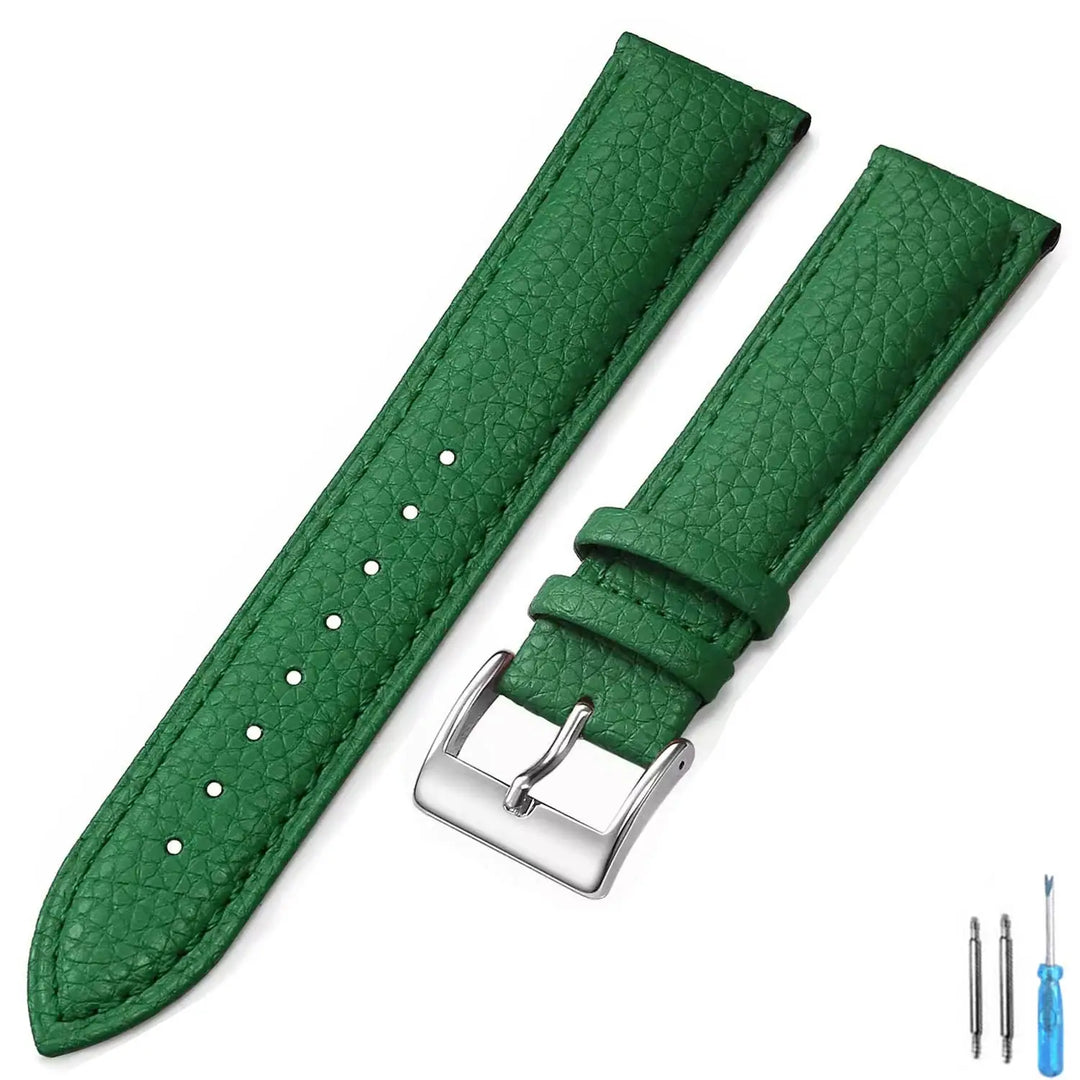 Genuine Leather Watch Band 18mm 20mm 22mm 24mm Watch Strap for Man Women High-quality Wrist Watchband + Tool