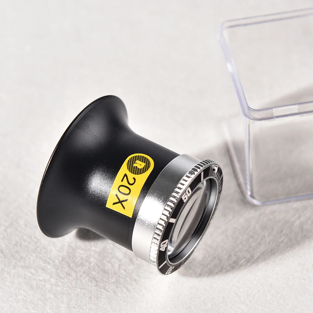 Portable Watchmaker’s Magnifier Loupe (5X/10X/20X)