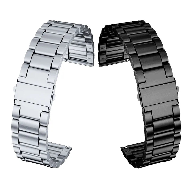 Stainless Steel Watch Strap for Samsung & Huawei (20/22mm)