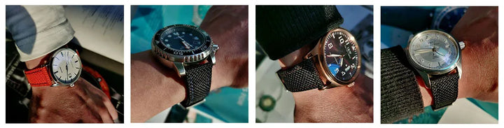 HEMSUT Ballistic Nylon Quick-Release Watch Strap (18-22mm)