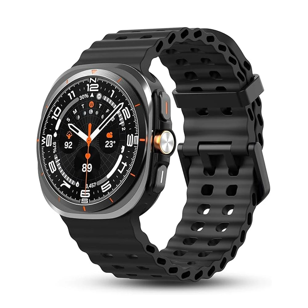 Marine Silicone Samsung Galaxy Watch Strap – 47mm Sport for Galaxy Watch 7 Ultra